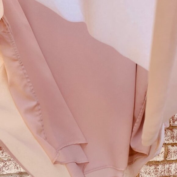 Calvin Klein Blush Pink Bell Sleeve Blouse - Picture 7 of 9